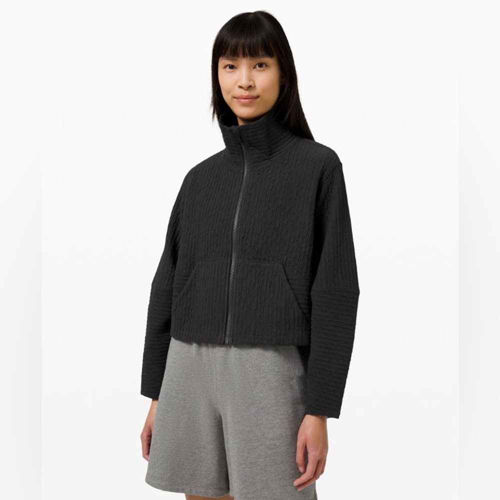 Lululemon Textured Cropped Jacket